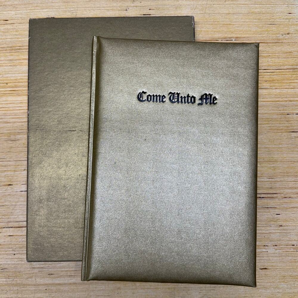 Come Unto Me Life of Christ 1955 HC with Box Illustrated